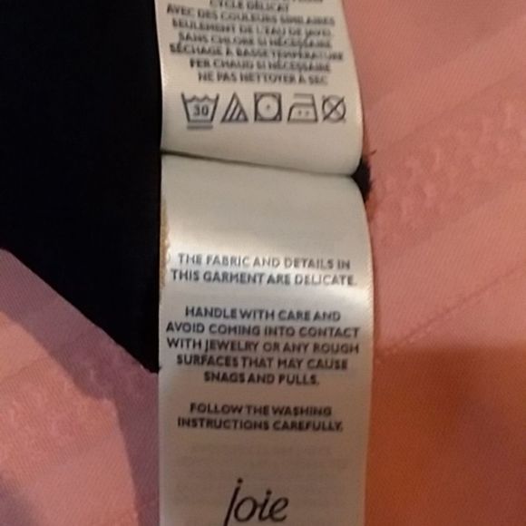 NWT Joie mini dress sz med. Black and grey floral print lined with black - Picture 14 of 16